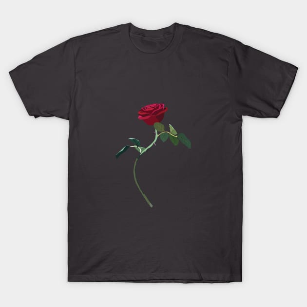 rose from beauty and the beast T-Shirt by daidai